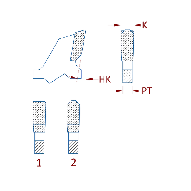 Royce Ayr - 12 Series - Glue Joint Rip Saw Blades