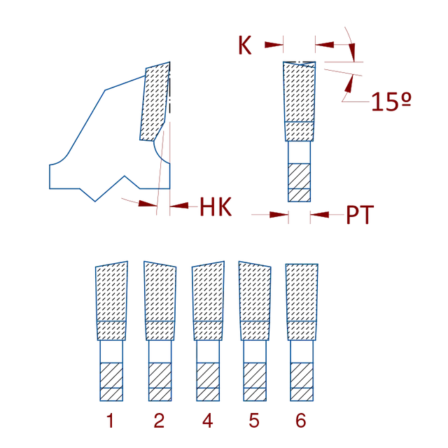 Royce Ayr - P14 Series - ProLine Combination Saw Blades - 10"- 12"