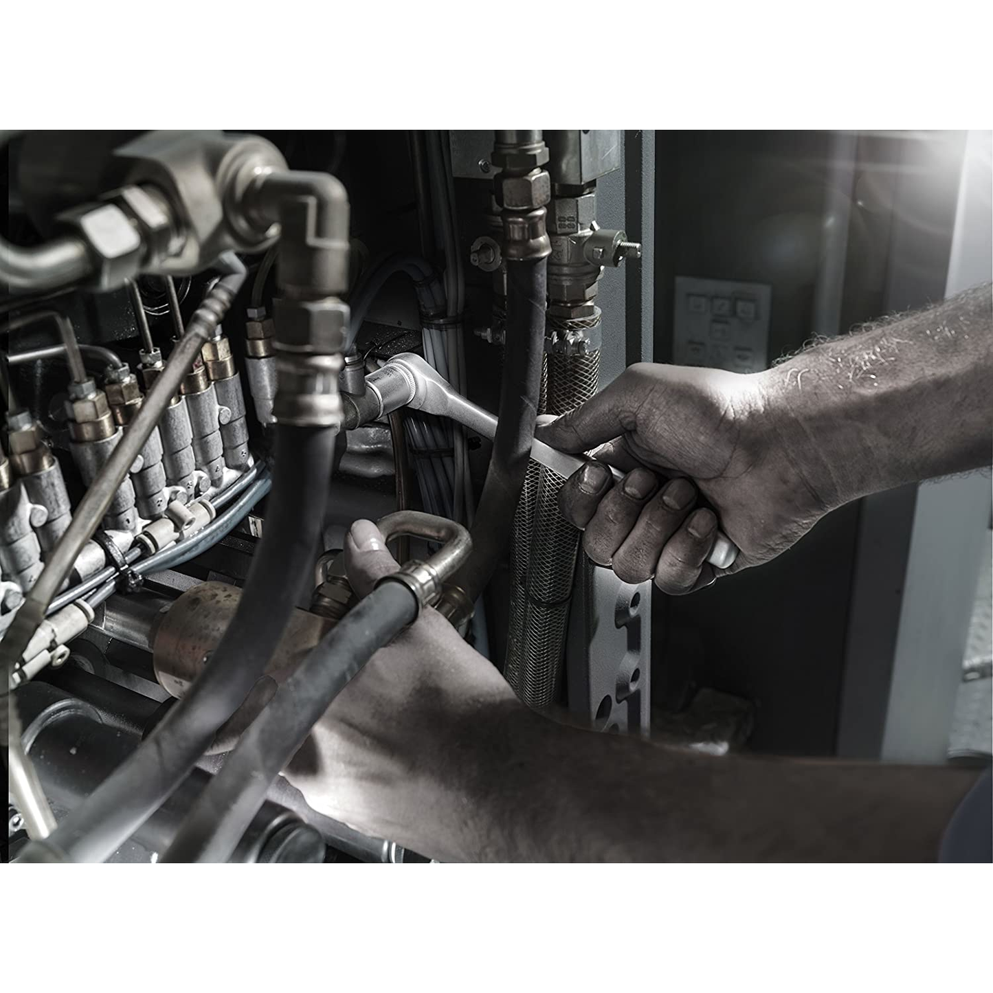 Wera - 8004 B Metal Ratchet 3/8 Full Metal Ratchet Switch Lever - #004034