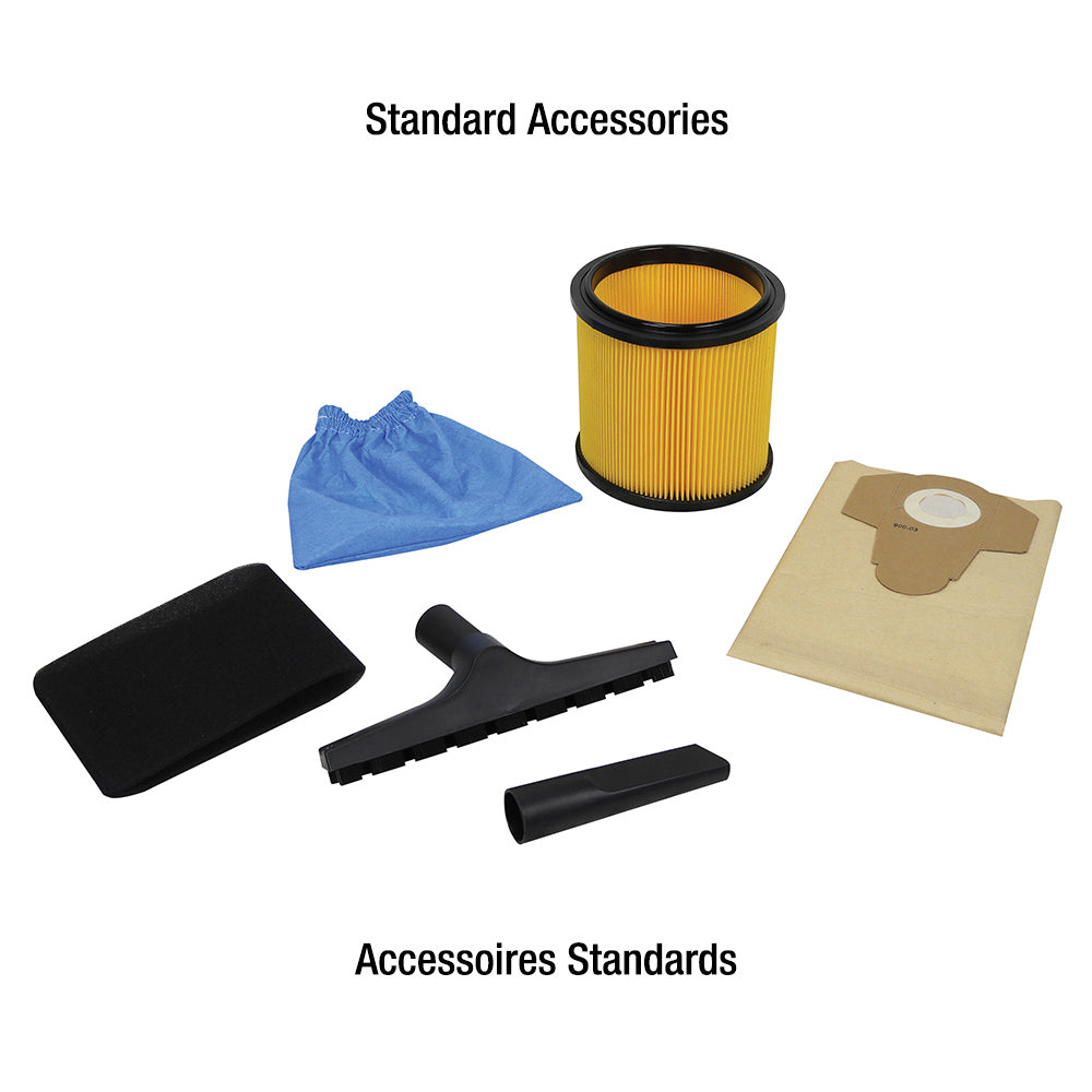 King Canada - 8 GALLON WET/DRY VACUUM - MODEL: 8530LPN