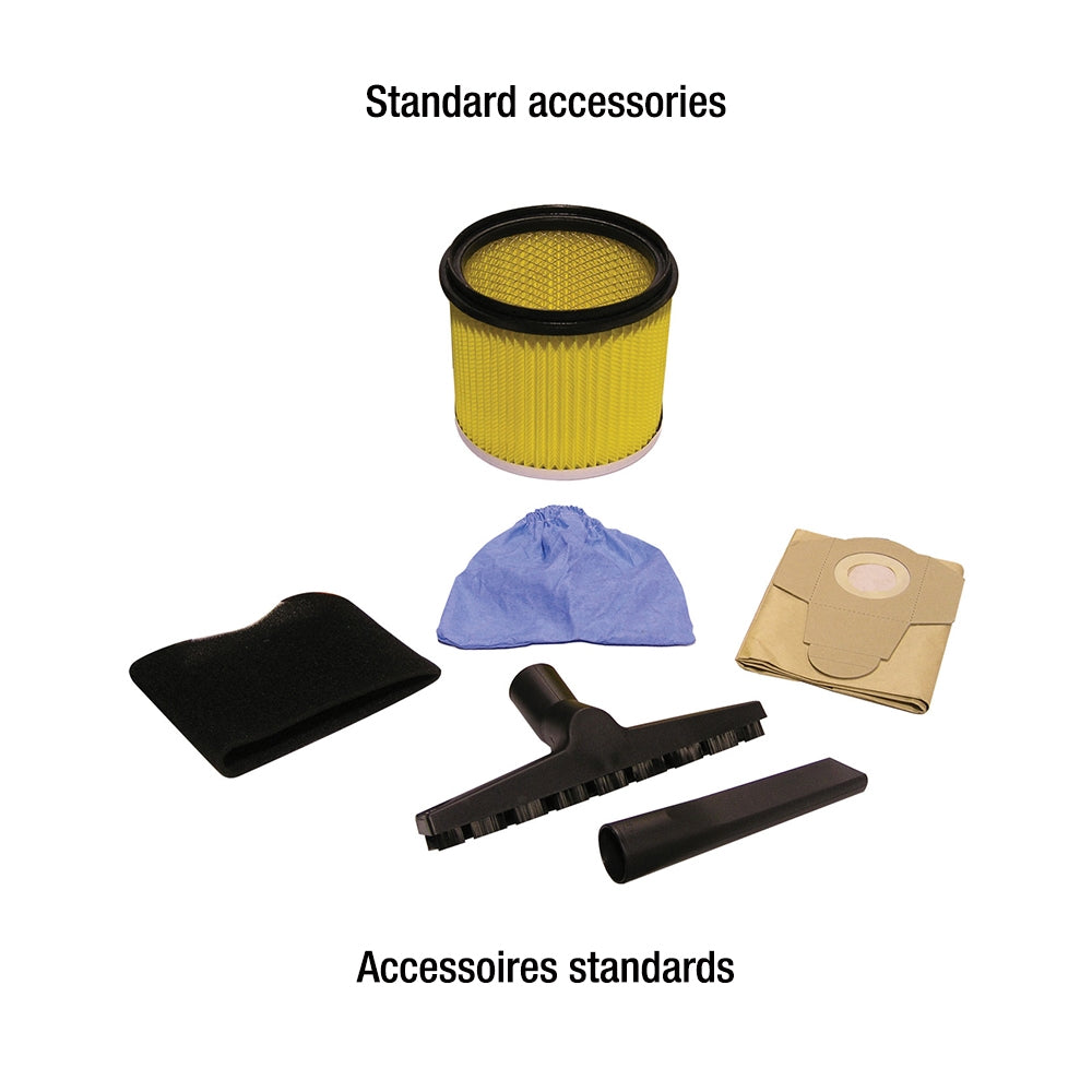 King Canada - 10 GALLON WET-DRY VACUUM - MODEL: 8540LST