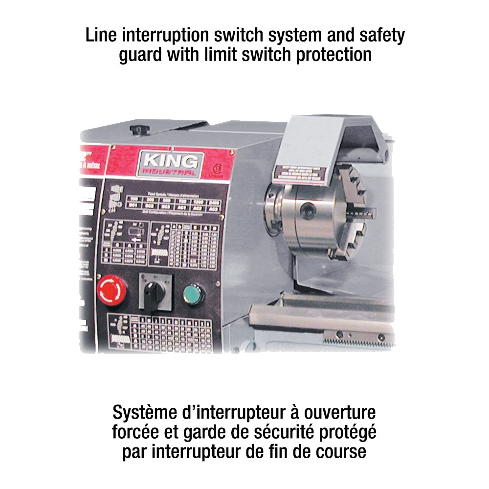 King Canada - 10" X 22" METAL LATHE - MODEL: KC-1022ML