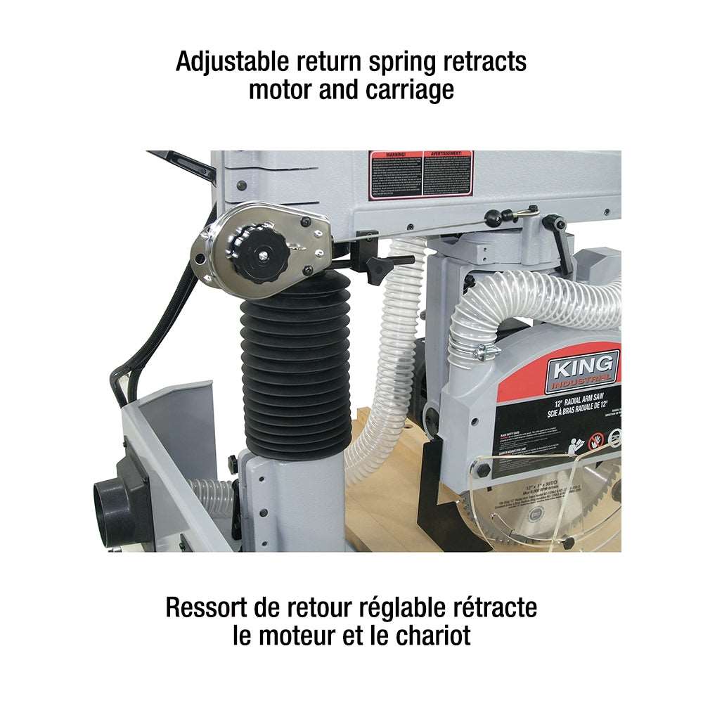 King Canada - 12'' RADIAL ARM SAW - MODEL: KC-12RAS