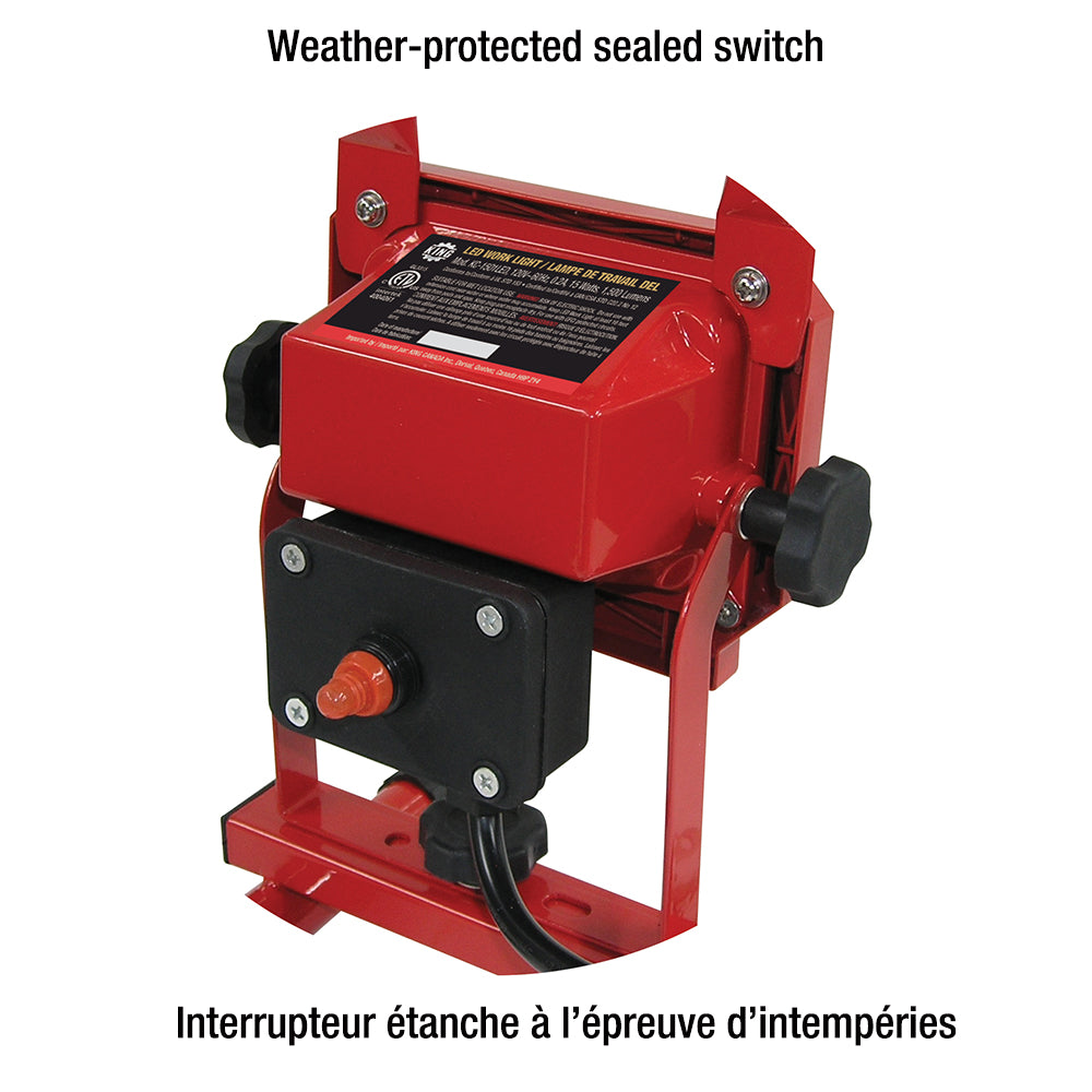 King Canada - 1500 LUMEN LED WORK LIGHT - MODEL: KC-1501LED