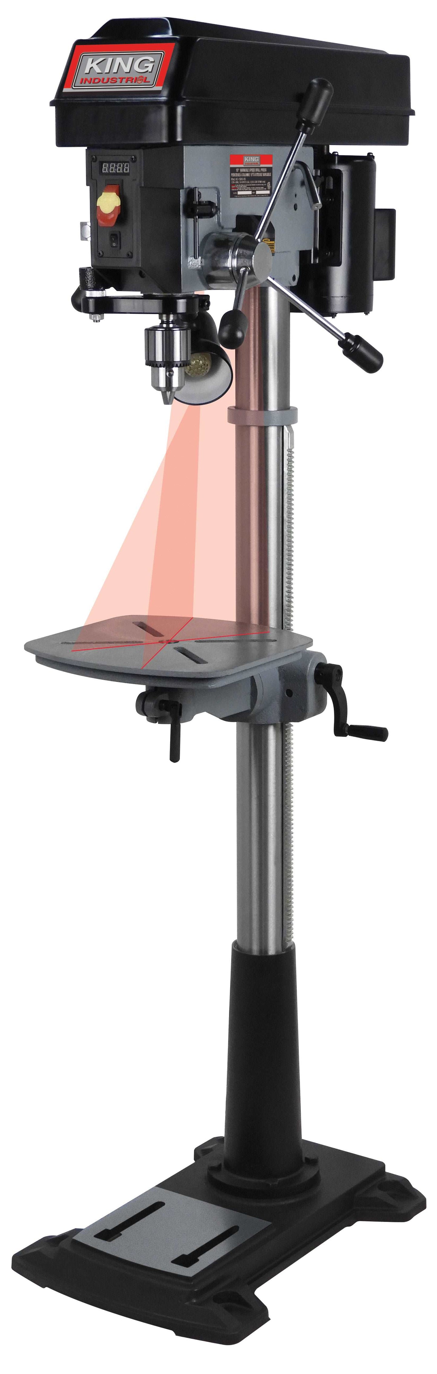 King Canada - 15'' VARIABLE SPEED DRILL PRESS MODEL: KC-15HS-VS