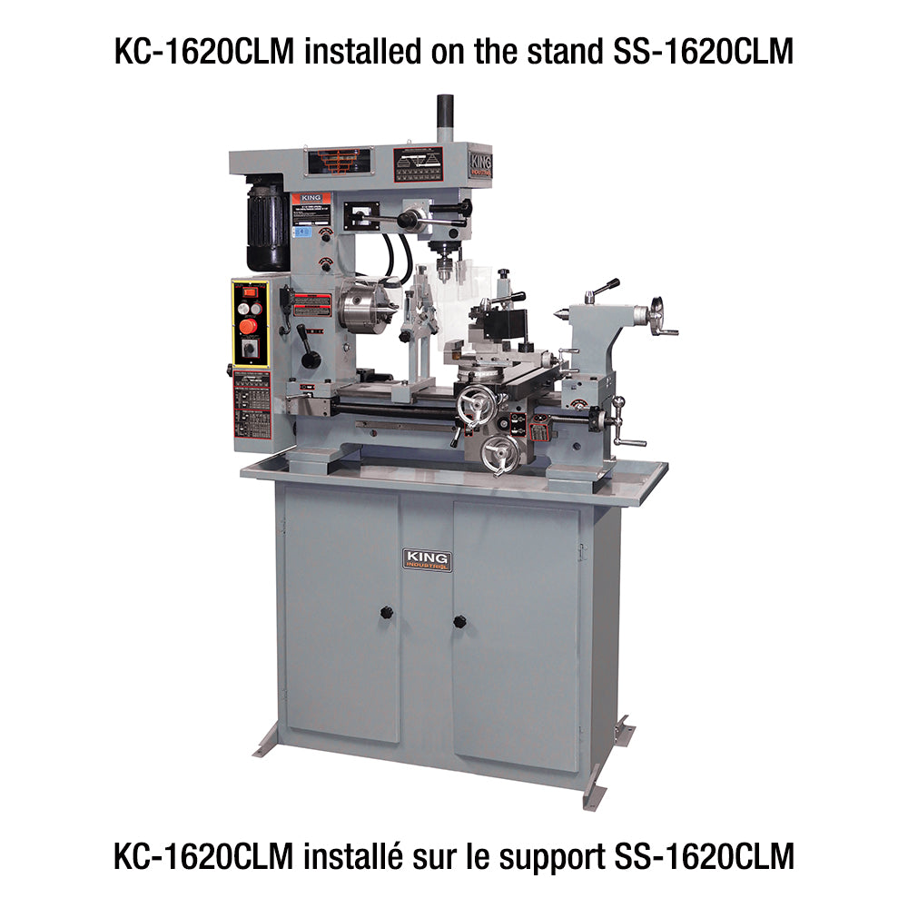 King Canada - 16" X 20" COMBO LATHE/MILL - MODEL: KC-1620CLM
