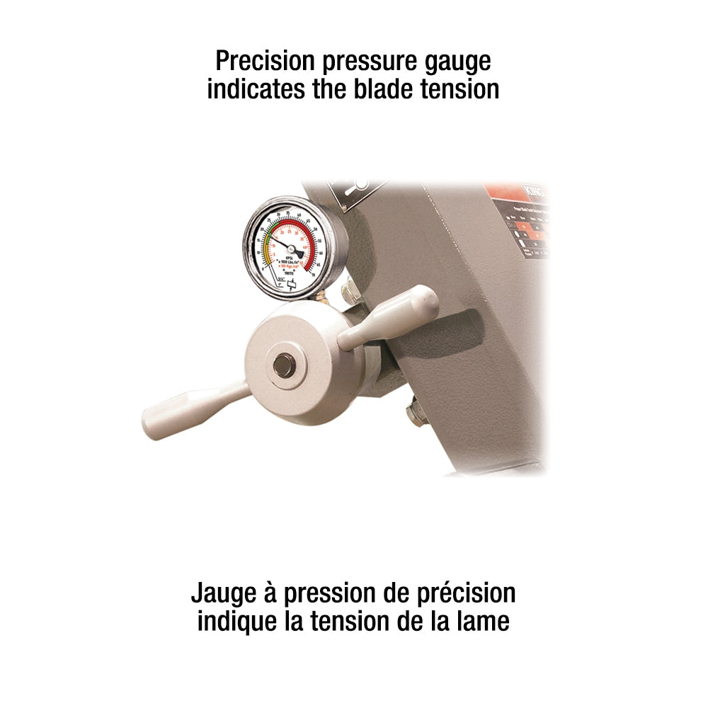 King Canada - 10" X 18" METAL CUTTING BANDSAW (230V or 600V)