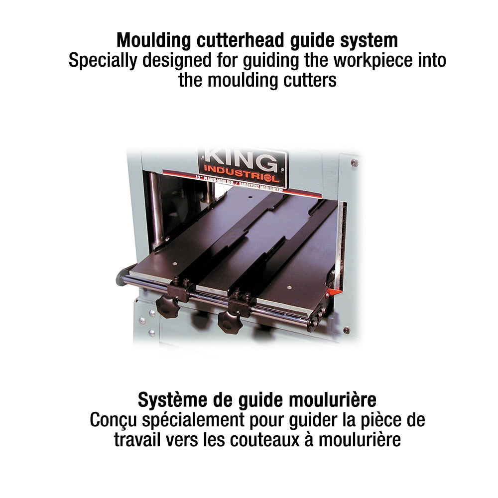 King Canada - 13" PLANER/MOULDER - MODEL: KC-235PM