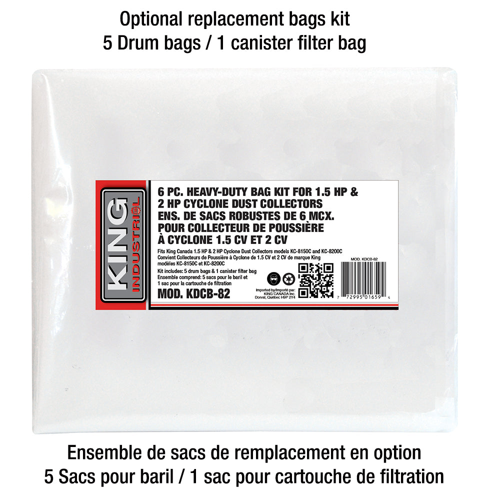 King Canada - CYCLONE SEPARATOR - MODEL: KC-2940S