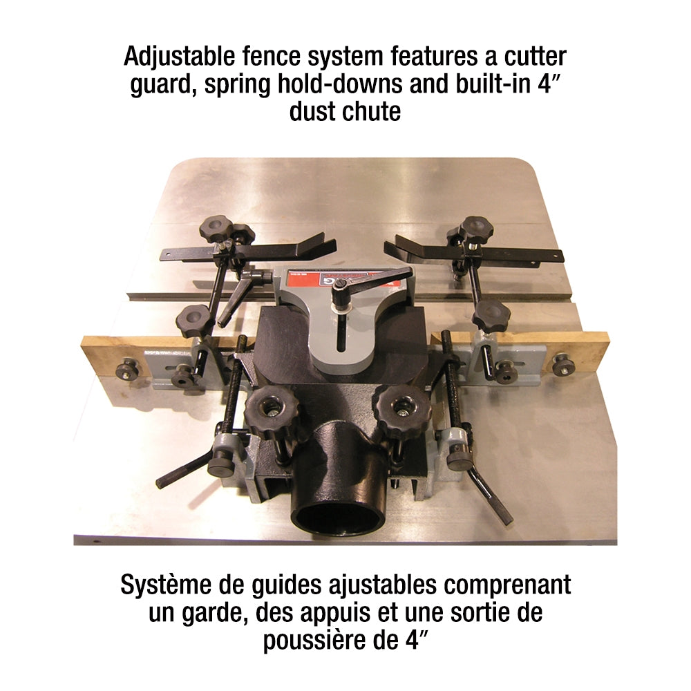 King Canada - 3/4" INDUSTRIAL WOODWORKING SHAPER - MODEL: KC-351S