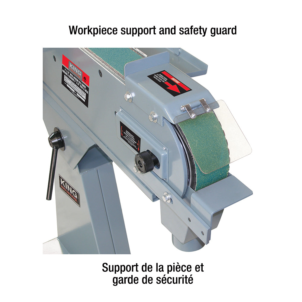 King Canada - 3" X 79" METAL BELT SANDER - MODEL: KC-379MS