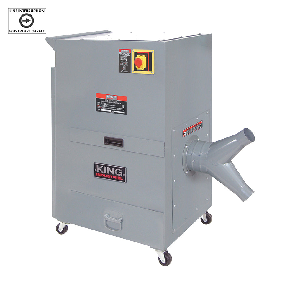 King Canada - 2 HP METAL DUST COLLECTOR - MODEL: KC-7300C