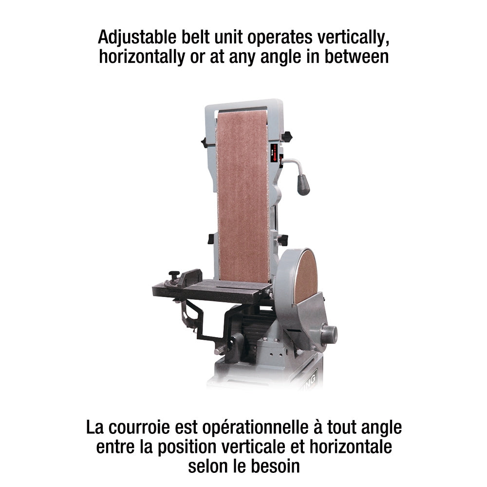 King Canada - 6" X 48" BELT & 9" DISC SANDER - MODEL: KC-760L
