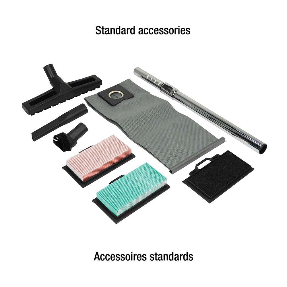 King Canada - 8 GALLON TOOL TRIGGERED WET/DRY VACUUM - MODEL: KC-8590TTV