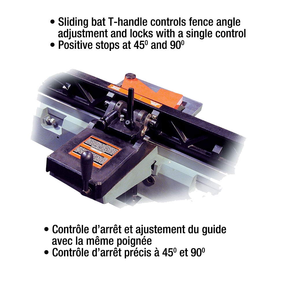 King Canada - 8" INDUSTRIAL JOINTER WITH SPIRAL CUTTERHEAD - MODEL: KC-85FX