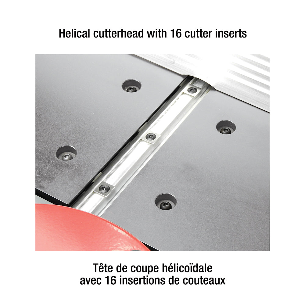 King Canada - 8" BENCHTOP JOINTER WITH HELICAL CUTTERHEAD - MODEL: KC-8HJC