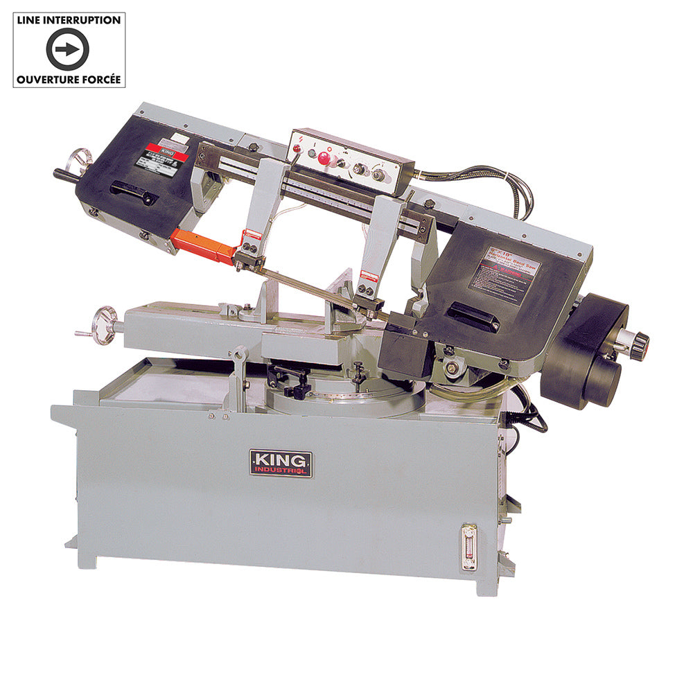 King Canada - 9" X 18" METAL CUTTING SWIVEL BANDSAW (600V, 3 PHASE) - MODEL: KC-918S-V-600V