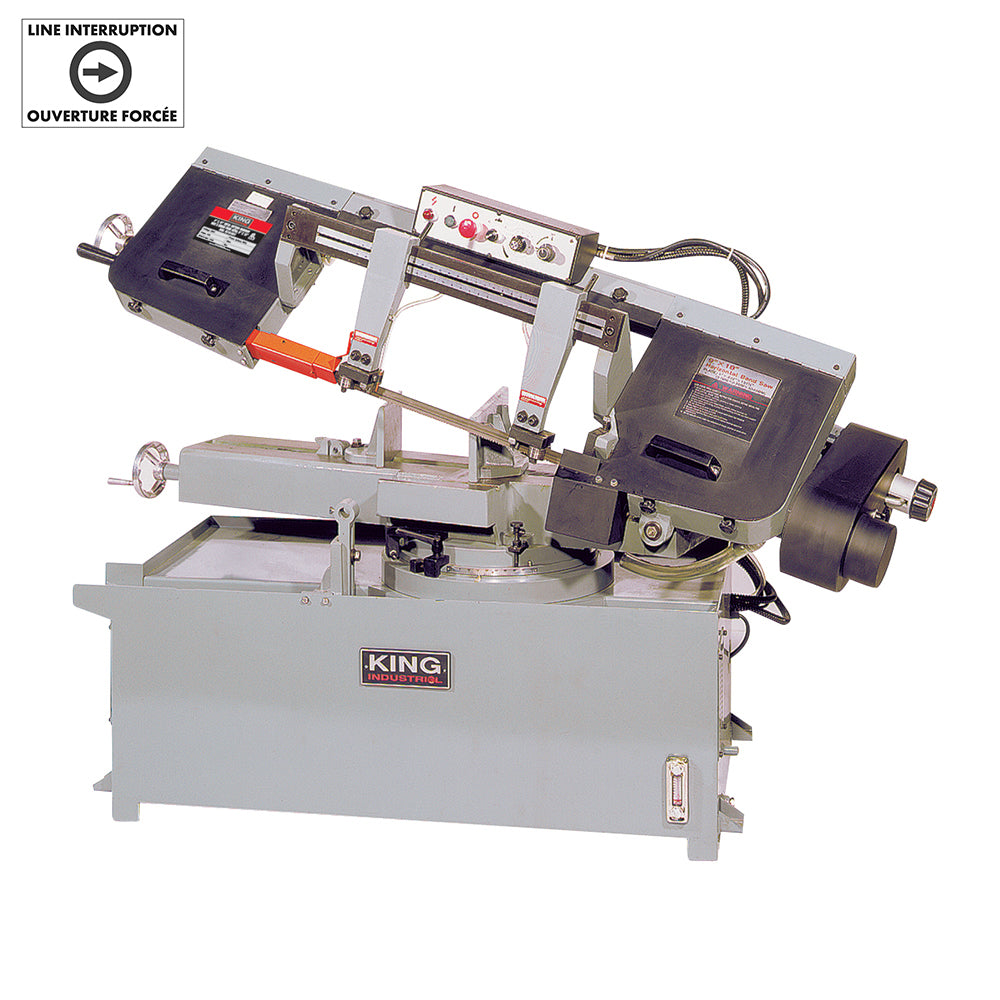 King Canada - 9" X 18" METAL CUTTING SWIVEL BANDSAW (220V) - MODEL: KC-918S-V