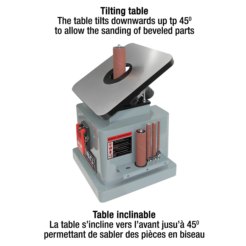 King Canada - OSCILLATING SPINDLE SANDER - MODEL: KC-OVS-TL