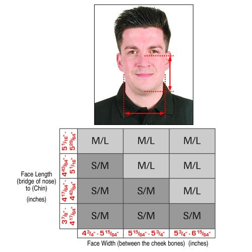 Trend Air Stealth Safety Respirator Medium/Large APF10