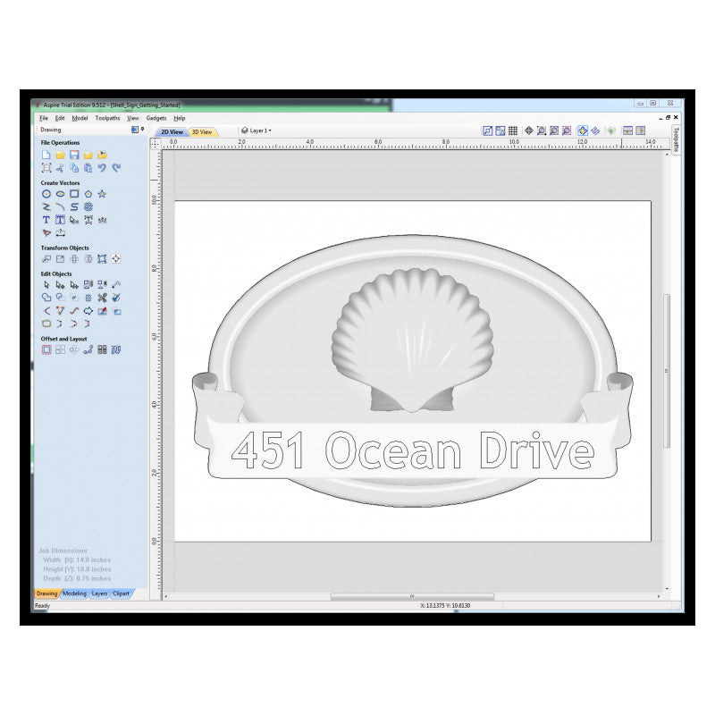 Axiom - Vectric Aspire v11.x Software