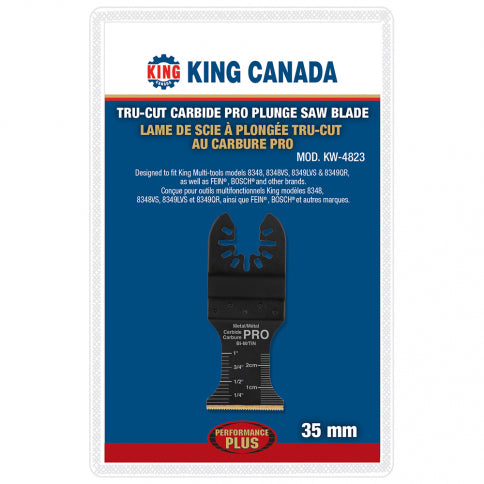 King Canada - TRU-CUT CARBIDE PRO PLUNGE SAW BLADE - MODEL: KW-4823