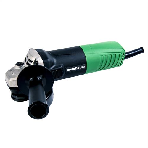 Metabo HPT - 4-1/2 Inch 6.2 Amp Slide Switch Angle Grinder Kit w/ 5 Abrasive Wheels - Model: G12SR4