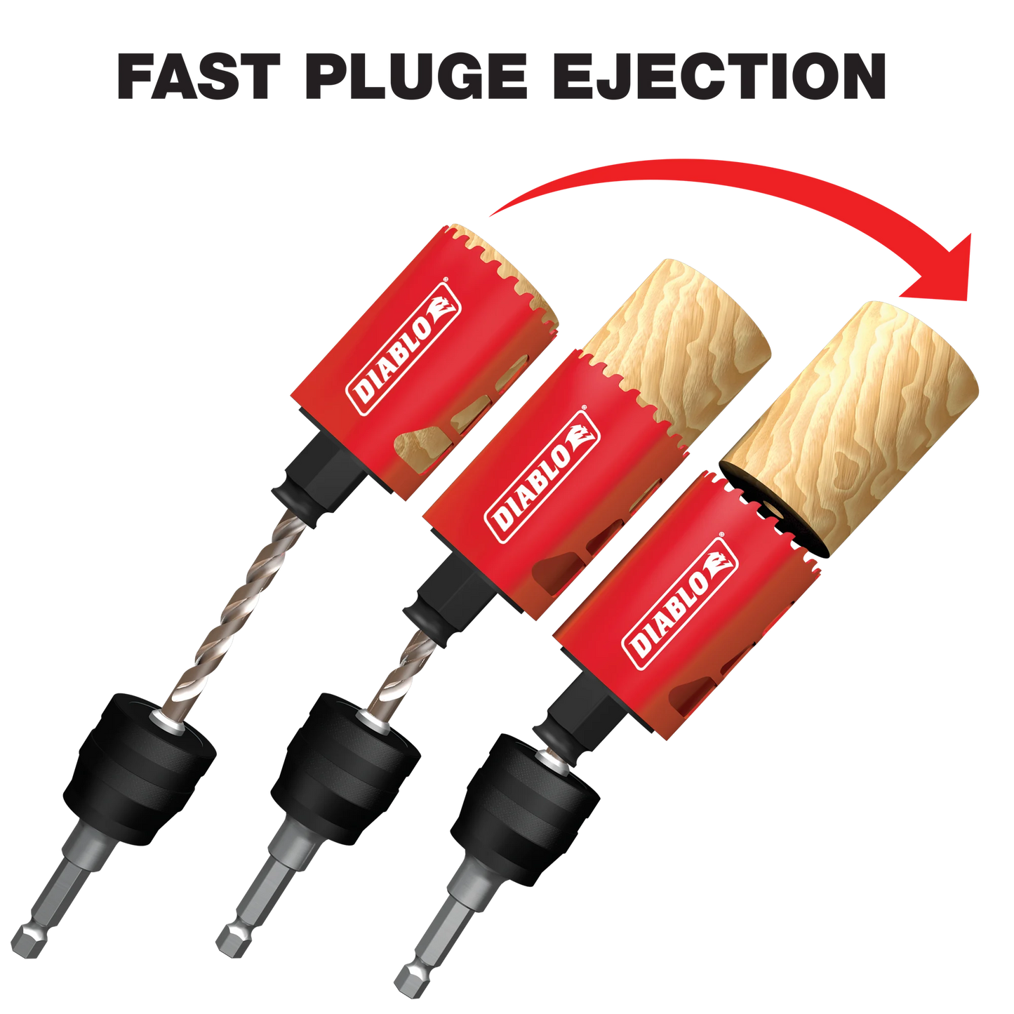 DIABLO 7/16 in. Snap‑Lock Plus™ Mandrel System