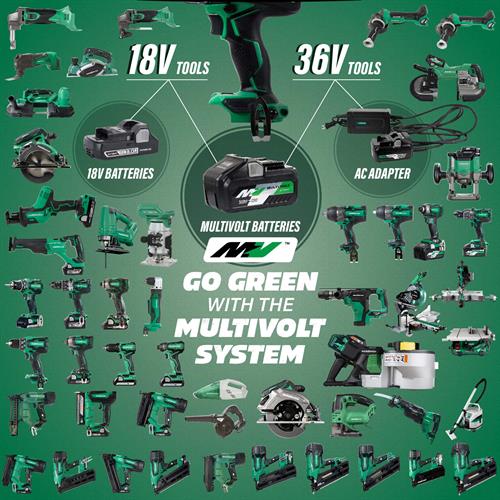 Metabo HPT - 18V 3-1/2 Inch 30° Paper Strip Framing Nailer with FREE Extra Battery - Model: NR1890DCS