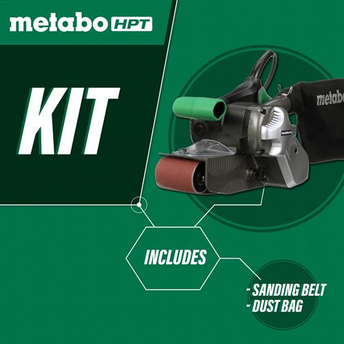 Metabo HPT - 3 Inch x 21 Inch Variable Speed Belt Sander - Model: SB8V2