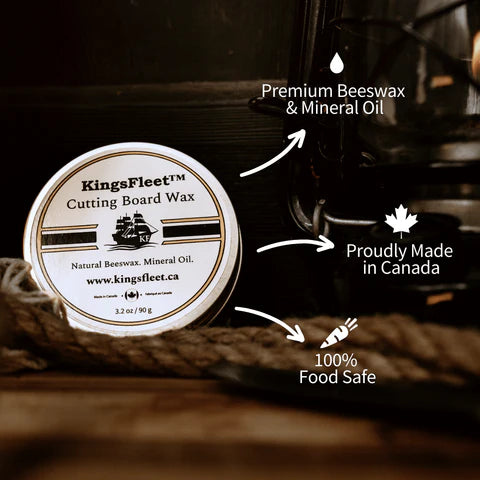 KingsFleet - Cutting Board Wax (1.6oz - 6.4oz.)