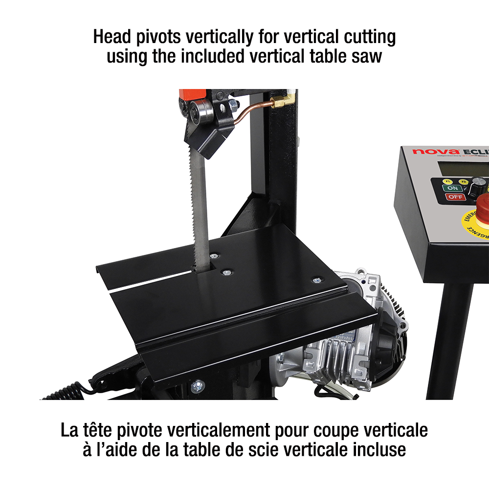 King Canada - 7" x 12" NOVA DVR METAL CUTTING BANDSAW - MODEL: 59001