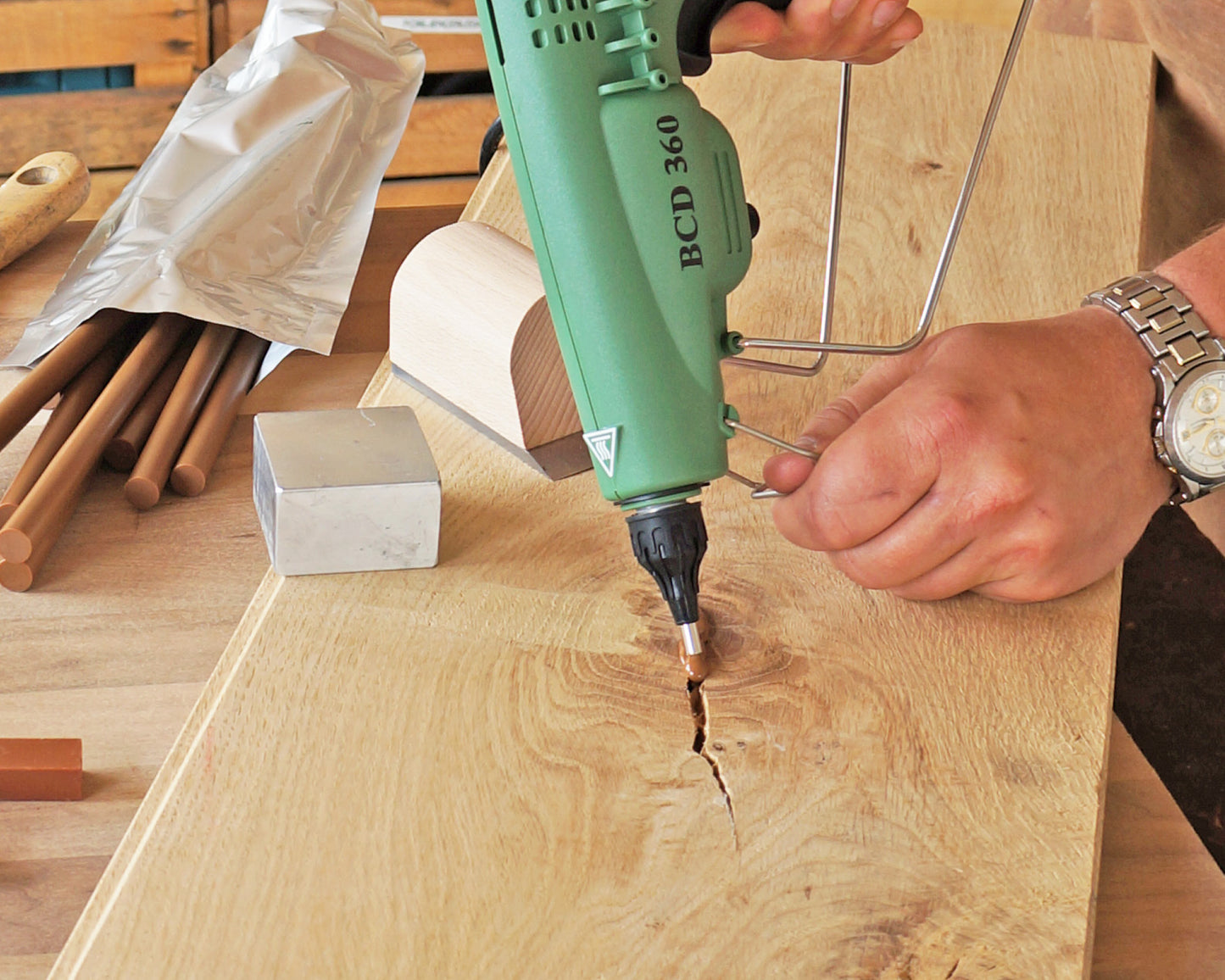 Wood Repair - Wood Repair Knot Filler Sticks (8pc) -  Various Colours