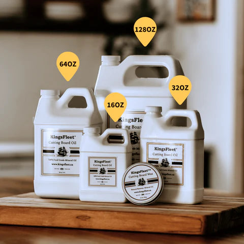 KingsFleet - Cutting Board Oil (16oz - 128oz.)