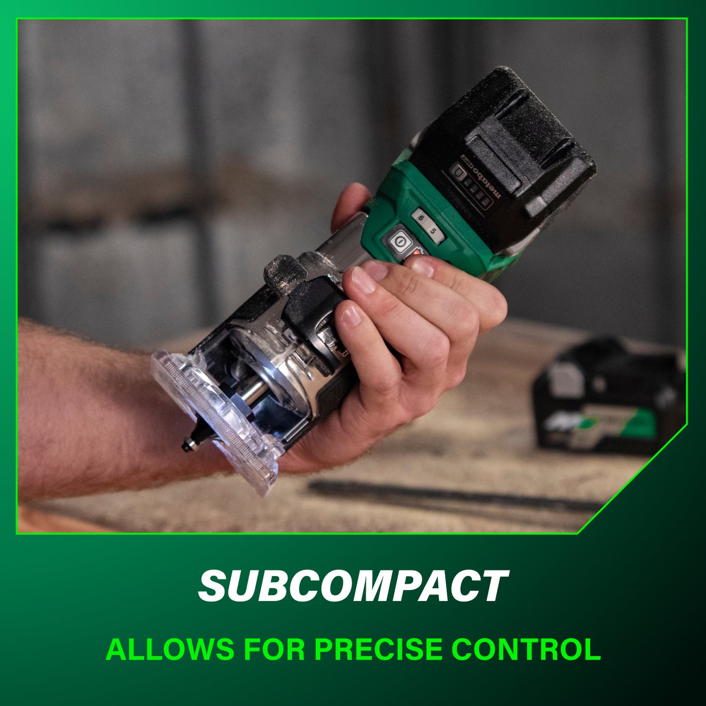 Metabo HPT - 18V Cordless Trim Router (Tool Body Only) - Model:M1808DAQ4
