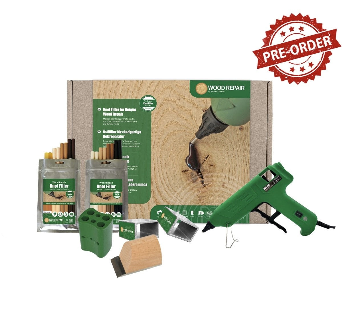 Wood Repair - Wood Repair Knot Filler PLUS+ Kit - Model: 730200 * PREORDER ETA END OF DEC *