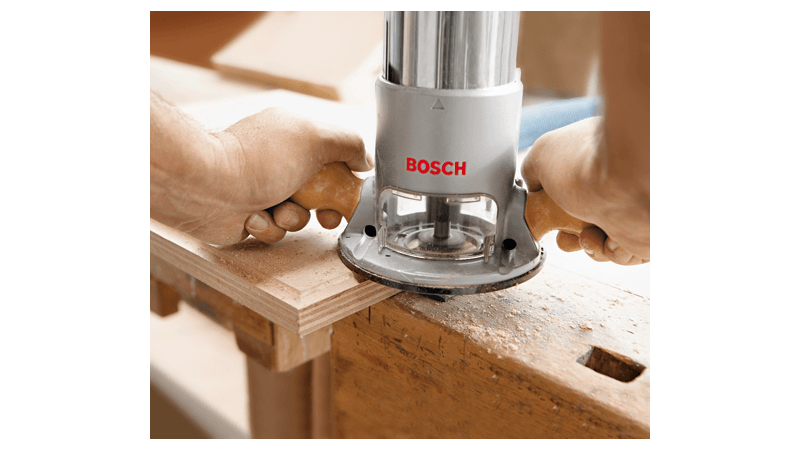 Bosch - 2.25 HP Electronic Fixed-Base Router - Model: 1617EVS