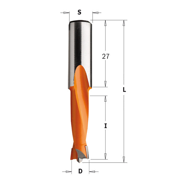 CMT Orange - Dowel Drill Bit / Quick Coupling Drill Bit - 310.080.12