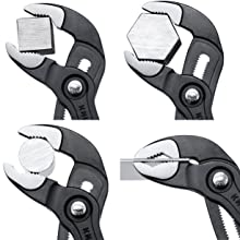 Knipex Tools - 3 Piece Cobra Pliers Set (7", 10", & 12") - Item #002006US1