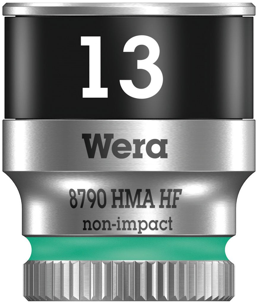 Wera - Belt A 1 Zyklop 1/4″ Drive Socket Set with Holding Function – Metric 10-Piece - #003880