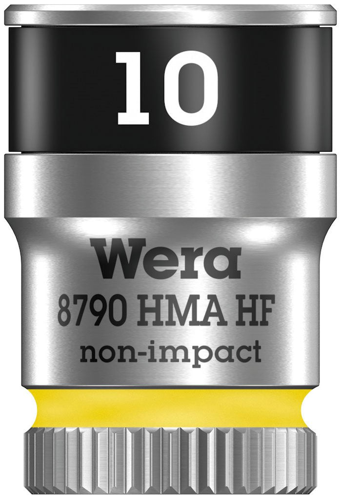Wera - Belt A 1 Zyklop 1/4″ Drive Socket Set with Holding Function – Metric 10-Piece - #003880