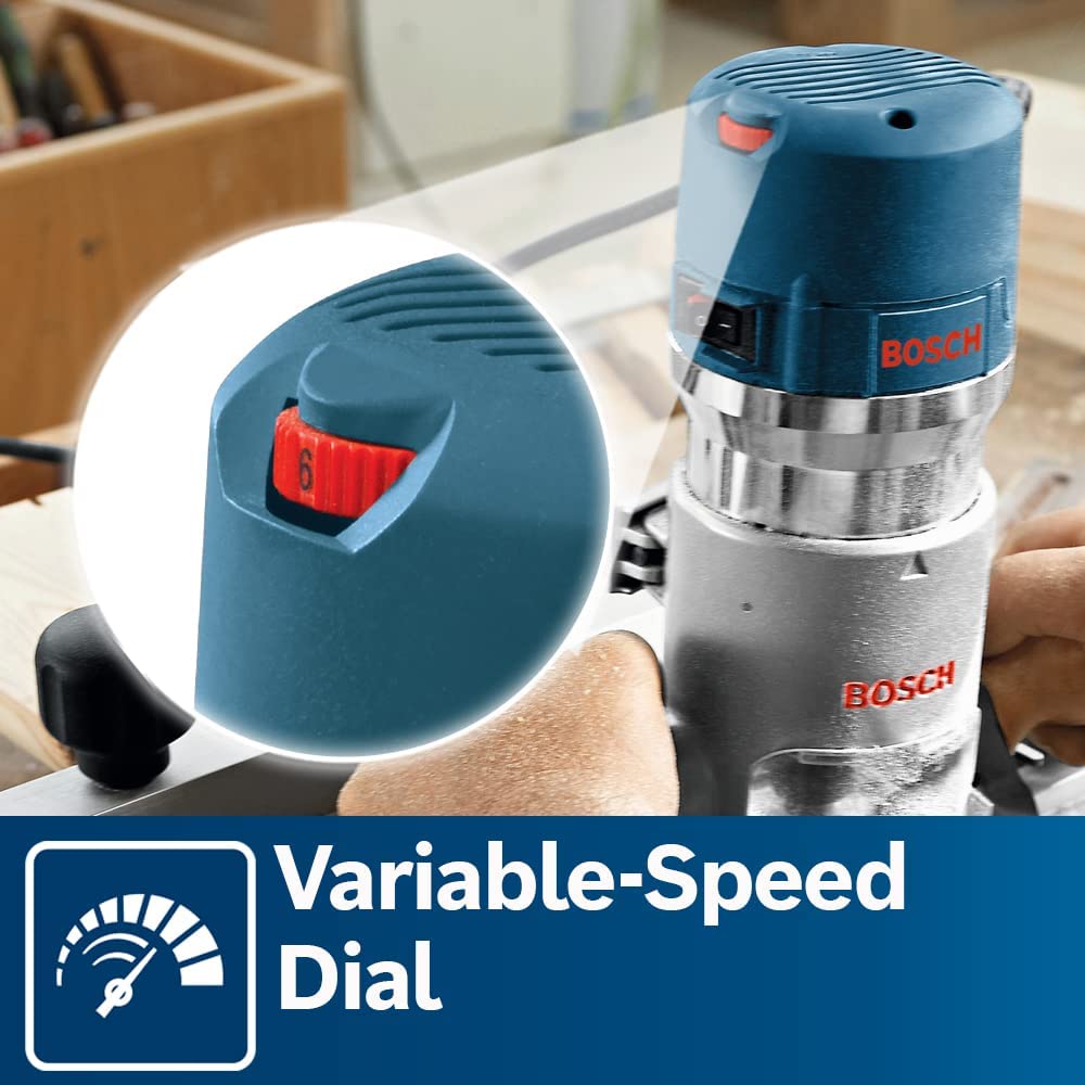 Bosch - 2.25 HP Combination Plunge- and Fixed-Base Router - Model: 161 ...