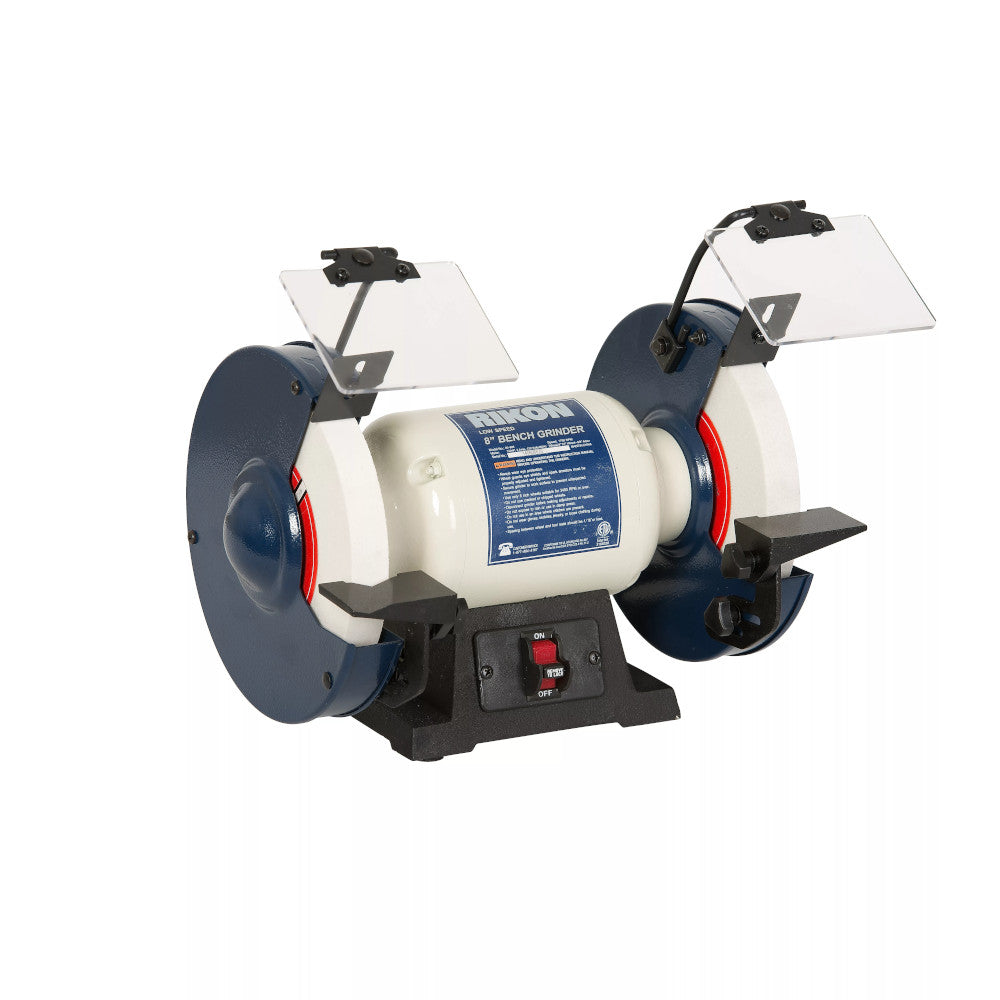 RIKON Power Tools - 8″ Low Speed Bench Grinder - MODEL: 80-805
