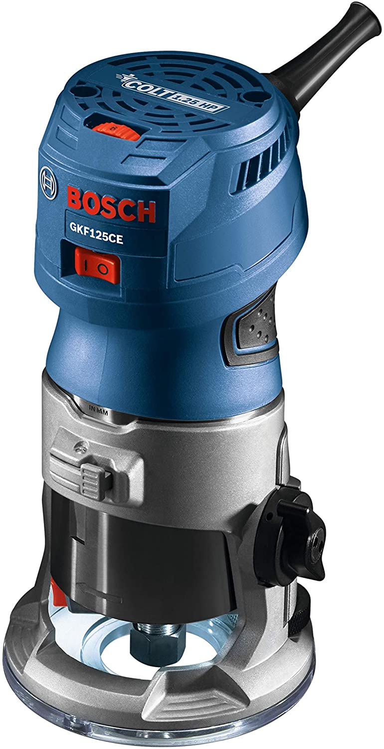 Bosch - Colt 1.25 HP (Max) Variable-Speed Palm Router Kit - Model: GFK125CEK