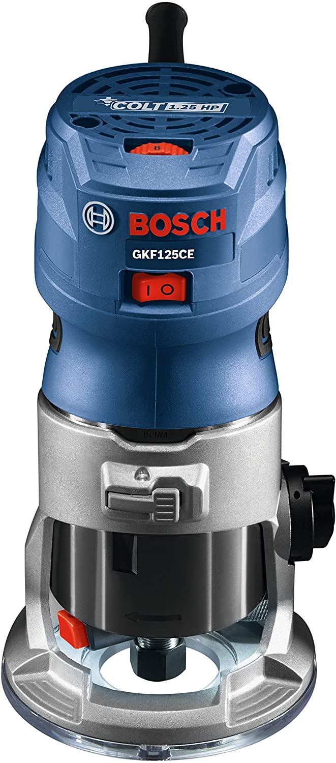Bosch - Colt 1.25 HP (Max) Variable-Speed Palm Router Kit - Model: GFK125CEK