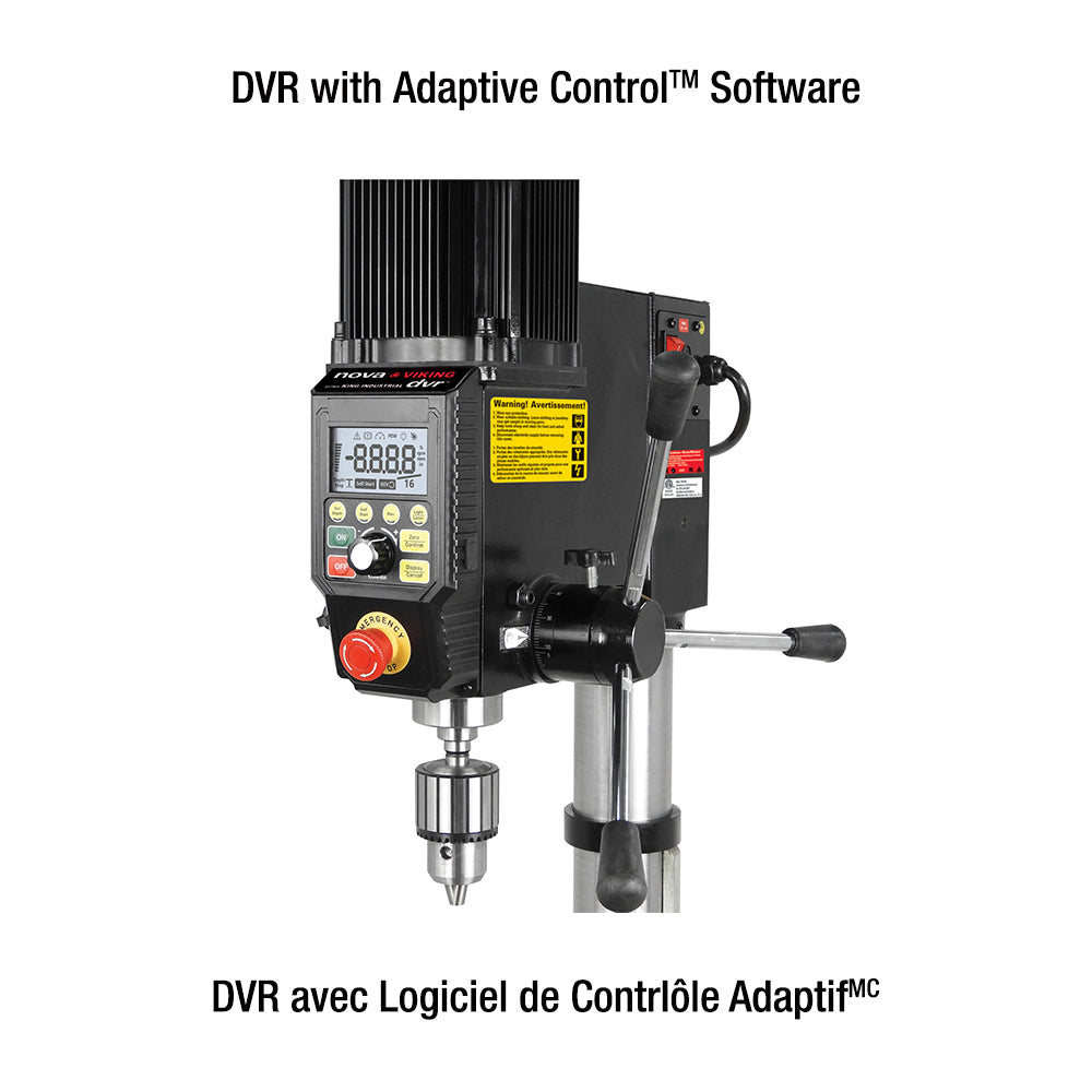 King Canada - 16'' NOVA VIKING DVR FLOOR MODEL DRILL PRESS - MODEL: 83705