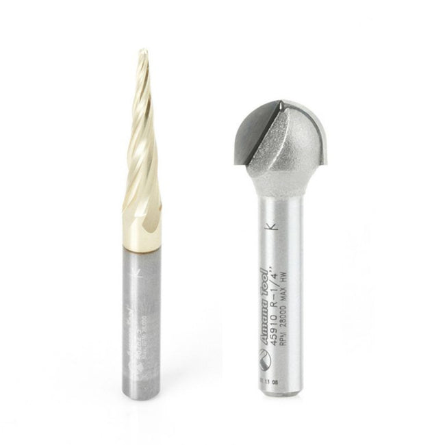 Axiom – Iconic Series Carving Bit Set (2pc) by Amana Tool