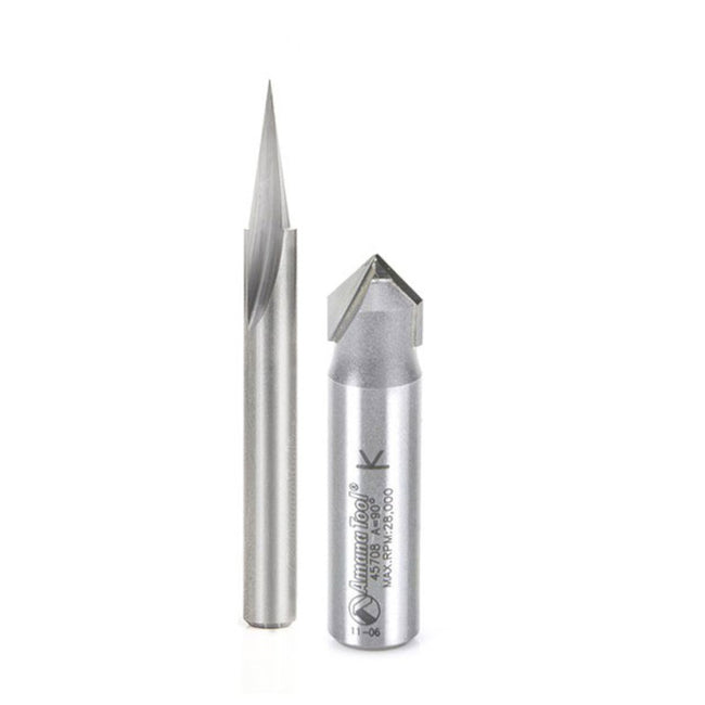 Axiom – AR Series Sign Making Bit Set (2pc) by Amana Tool