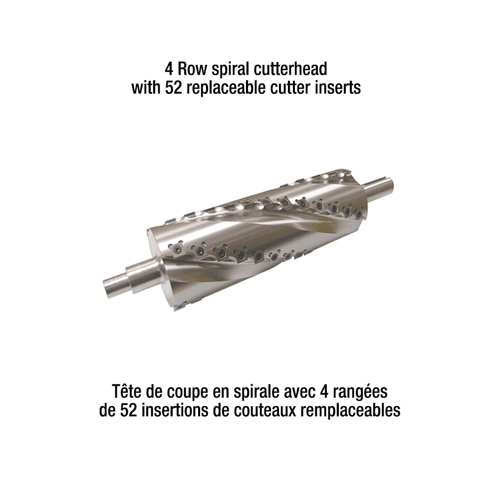 King Canada - 12" INDUSTRIAL JOINTER WITH SPIRAL CUTTERHEAD (550V-3Phase) -