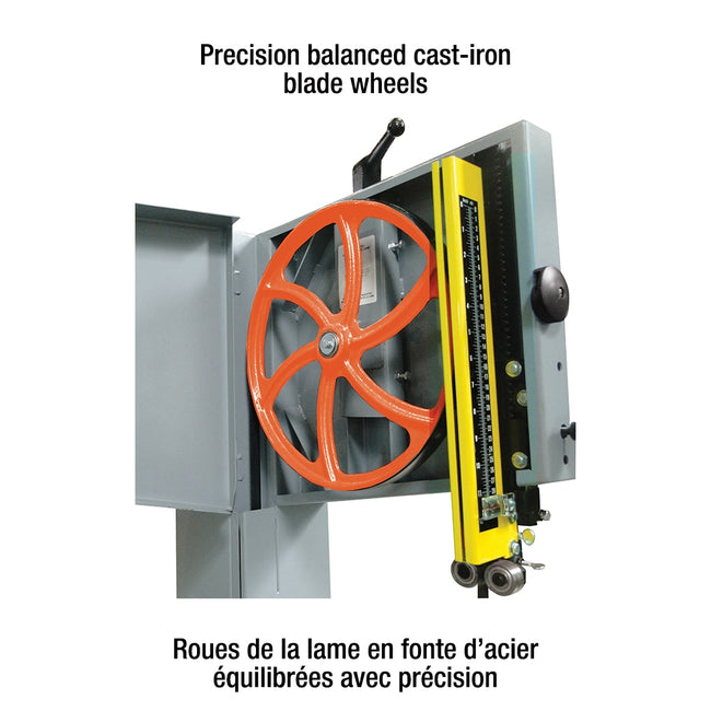 King Canada - 14" WOOD BANDSAW WITH 12" RESAW CAPACITY - MODEL: KC-1502FXB